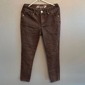 Seven7 Black Skinny Stretch Jeans Size 12